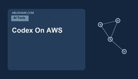 Codex On AWS featured image with a simple enterprise AI network design