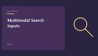 Multimodal Search Inputs featured image with a simple search design