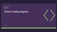 Cloud Coding Agents featured image with a simple code design
