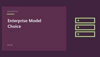 Enterprise Model Choice featured image with a simple server design