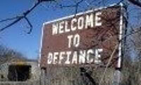 Defiance Town Sign