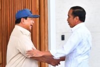 Presiden RI Joko Widodo bersama Prabowo Subianto. (Instagram.com/@prabowo)