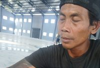 Foto. Agung Mandor CV. Srikandi Jatim General Contraktor Bawa Kabur Uang Para Pekerja Poyek Jalan Tol Probolinggo - Banyuwangi