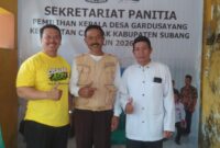 Ketua Panitia Pilkades Gardusayang, Drs. H. Dadang Saprudin, mengatakan pihaknya langsung bekerja mempersiapkan berbagai kebutuhan setelah dilantik dan menerima Surat Keputusan (SK) kepanitiaan.