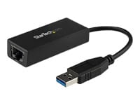 Adaptador USB 3.0 a Ethernet compacto y compatible, ideal para conexiones de red rápidas y seguras en ordenadores y portátiles.