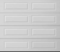 alt="Amarr long panel garage door"