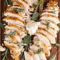 sliced turkey breast