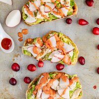 turkey avocado toast ready to eat