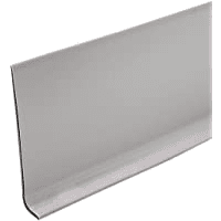 Vinyl Wall Base 10.16 Vnyl Wall Base Silver Gray