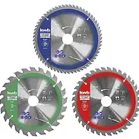 kwb Kreissägeblatt-Set 165 mm 3-teilig für Handkreissägen