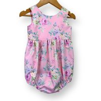 Pink Floral Scoop Back