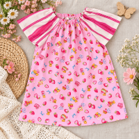 SIZE 2 Pink Cake Bears Simple Aline Dress