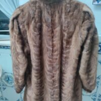 Abrigo de piel auténtica de visón de Zerimar