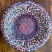 Villeroy & Boch Septfontaines: Sehr seltene Art Deco Schale in herrlicher Farbgebung