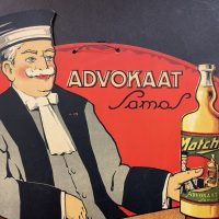 Advokaat Samos, wenn der Anwalt für Eierlikör wirbt (um 1930)