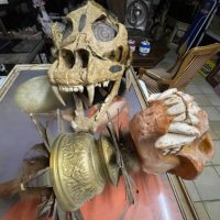 Filmrequisiten aus Werbespot 'Indiana Jones' der Lalux mit Fernand Fox und Marc Olinger