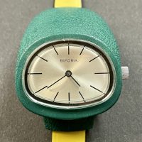 Armbanduhr, Bifora, Schwäbisch Gmünd, um 1970 (Driver's Watch, Fiberglas, NOS)