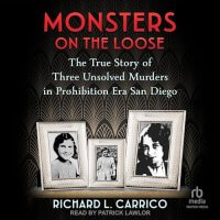 audiobook cover featuring three framed photographs