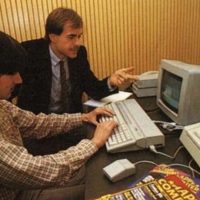 Frank Ostrowski und Rolf Hilchner im Düsseldorfer GFA-Firmensitz