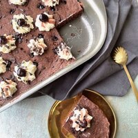 Schwarzwalderkirsch plaatcake