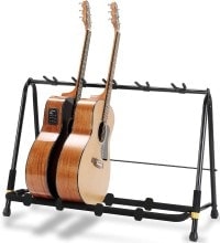 Présentation du stand de rangement pour 5 guitares HERCULES