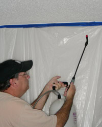 Removing Popcorn Ceiling - Dunes Painting
