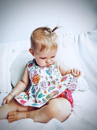 Kenzie in Australian handmade children's clothing