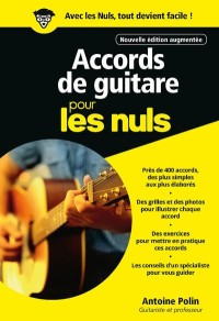 Présentation du livre d'apprentissage les Accords de guitare pour les nuls