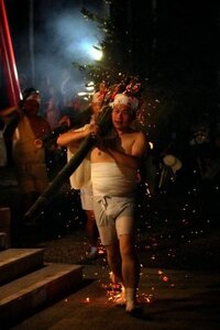 麓山の火祭り