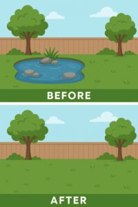 pond removal