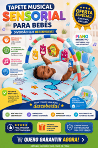 Tapete Musical Sensorial para Bebês
