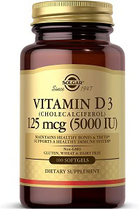 Solgar Vitamin D3 (5000 IU) N100