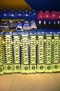 gift shop at Chelsea stadium
