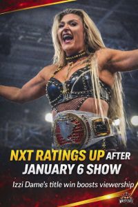 WWE NXT Viewership Rises Following January 6 Title Change