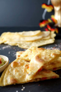 Quesadillas - Halbzeitsnack Mexiko 3 Quesadillas