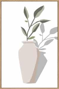 Vase & Stem IV - Canvas