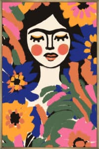 The Flower Princess - Canvas
