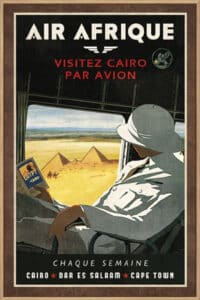 Air Afrique Collection Caprice - Canvas Gallery Natural