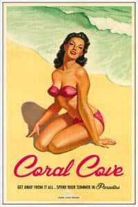 Coral Cove - Canvas Gallery White