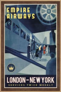 Empire Airways Collection Caprice - Canvas Gallery Natural
