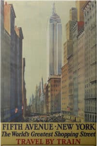 Fifth Avenue, New York - Unframed Canvas Unframed Canvas
