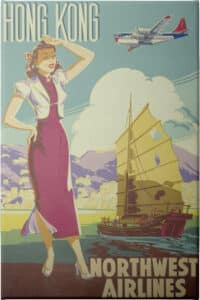 Hong Kong - Unframed Canvas Unframed Canvas