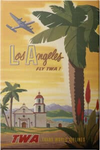 Los Angeles - Unframed Canvas Unframed Canvas
