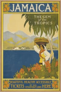 Vintage Jamaica - Canvas Gallery Natural