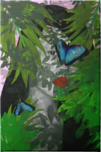 Zoe Butterfly - Unframed Canvas Unframed Canvas