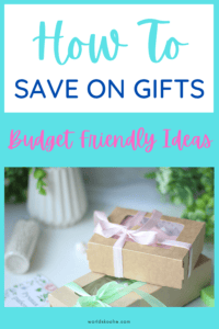Budget-friendly gift ideas Pinterest pin