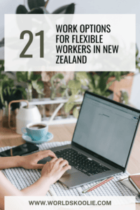 Flexible work options in New Zealand Pinterest pin