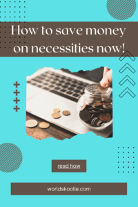 Tips to save money on everyday necessities Pinterest pin