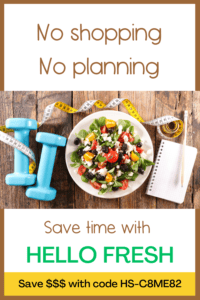 Get healthier and save time with Hello Fresh Pinterest pin