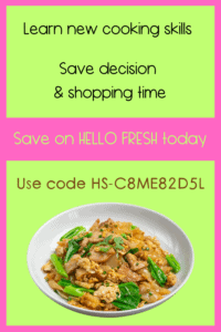 Time-saving Hello Fresh meal kit review Pinterest pin